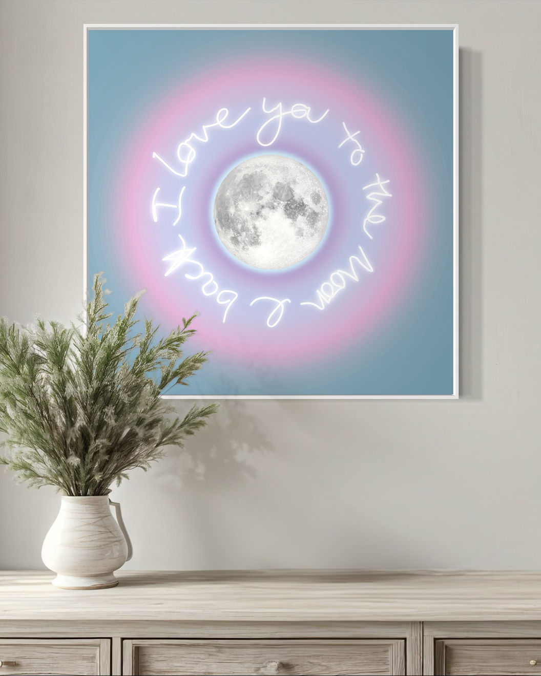 Lauren Baker, To The Moon & Back (Pink Lavender) Supersize, 2025