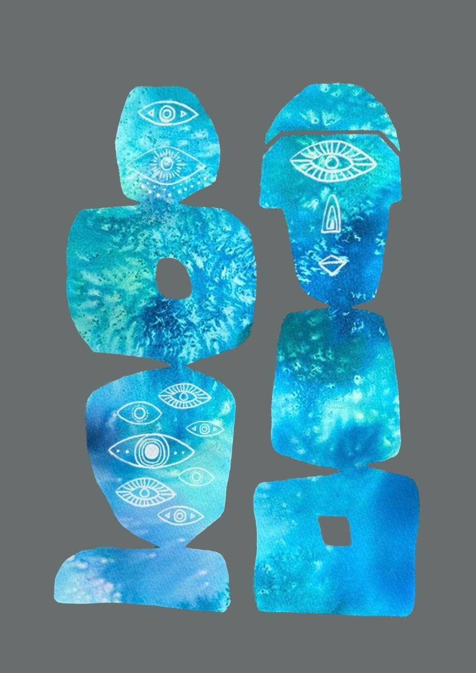 Lauren Baker, Megalith Totem - Union, 2024