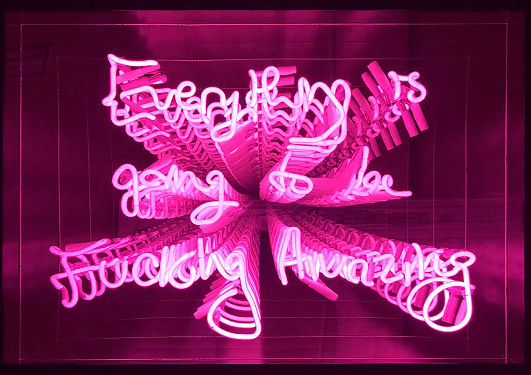 Lauren Baker, Fucking Amazing Infinity - Pink, 2018