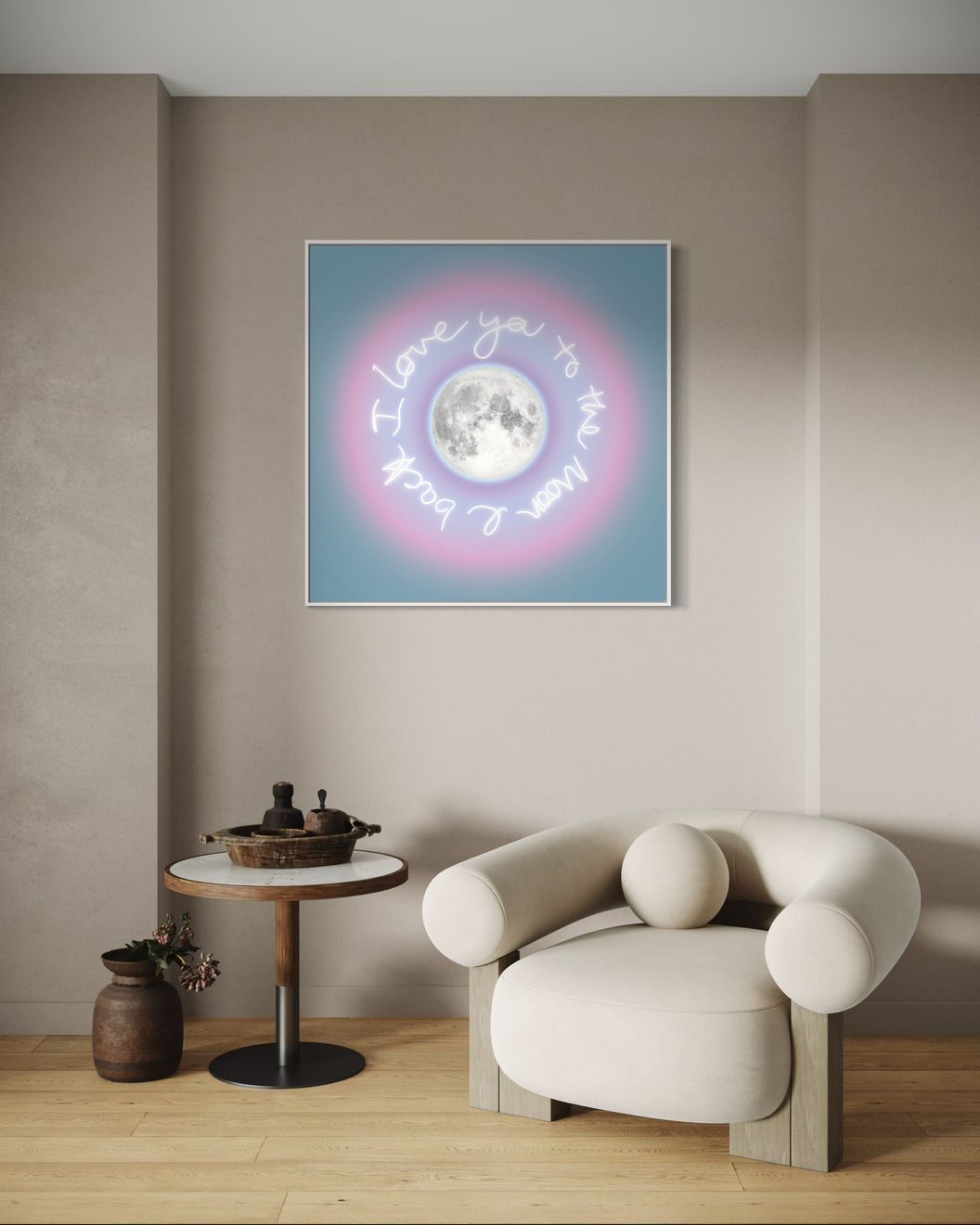 Lauren Baker, To The Moon & Back (Pink Lavender) Supersize, 2025