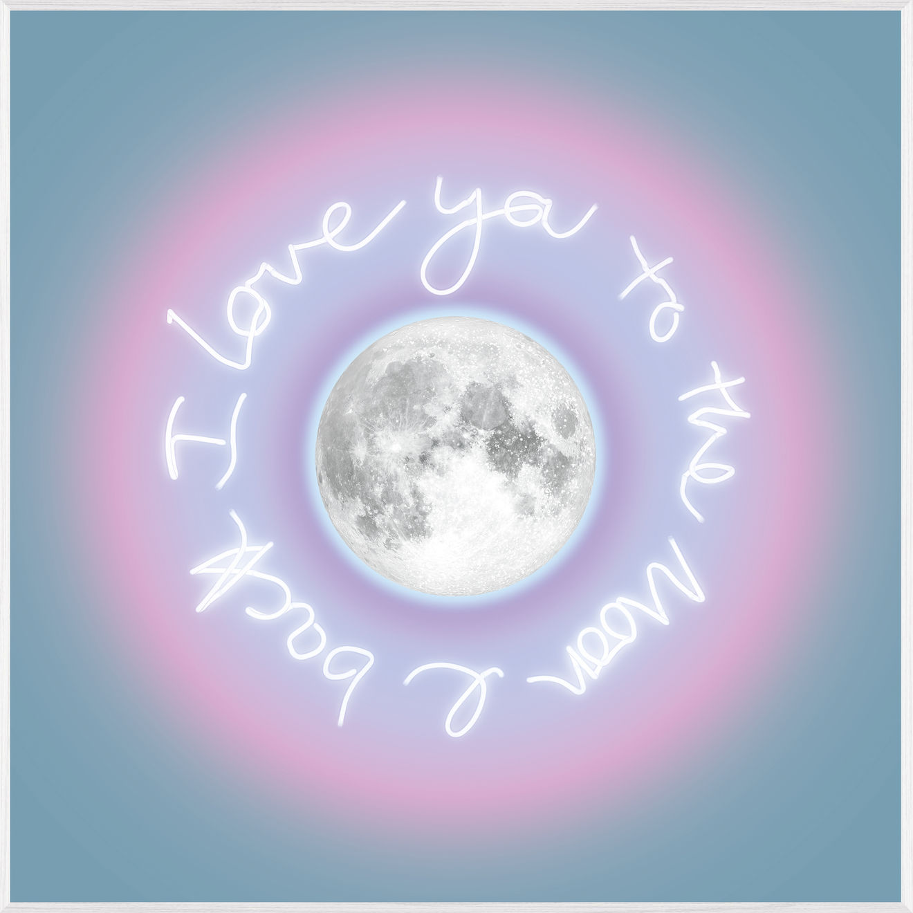 Lauren Baker, To The Moon & Back (Pink Lavender) Supersize, 2025