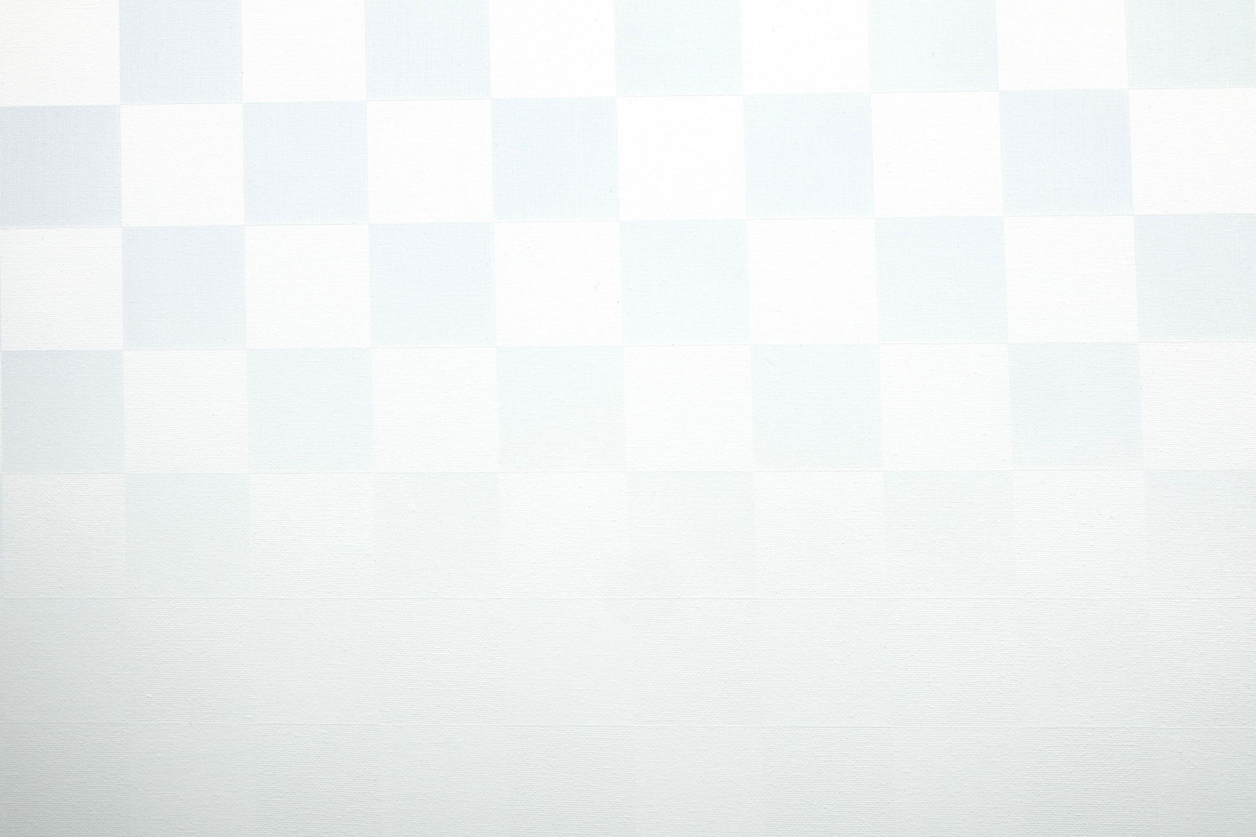 Philippe Decrauzat, Damier Gradient, the pattern breaks up in several places, 2016