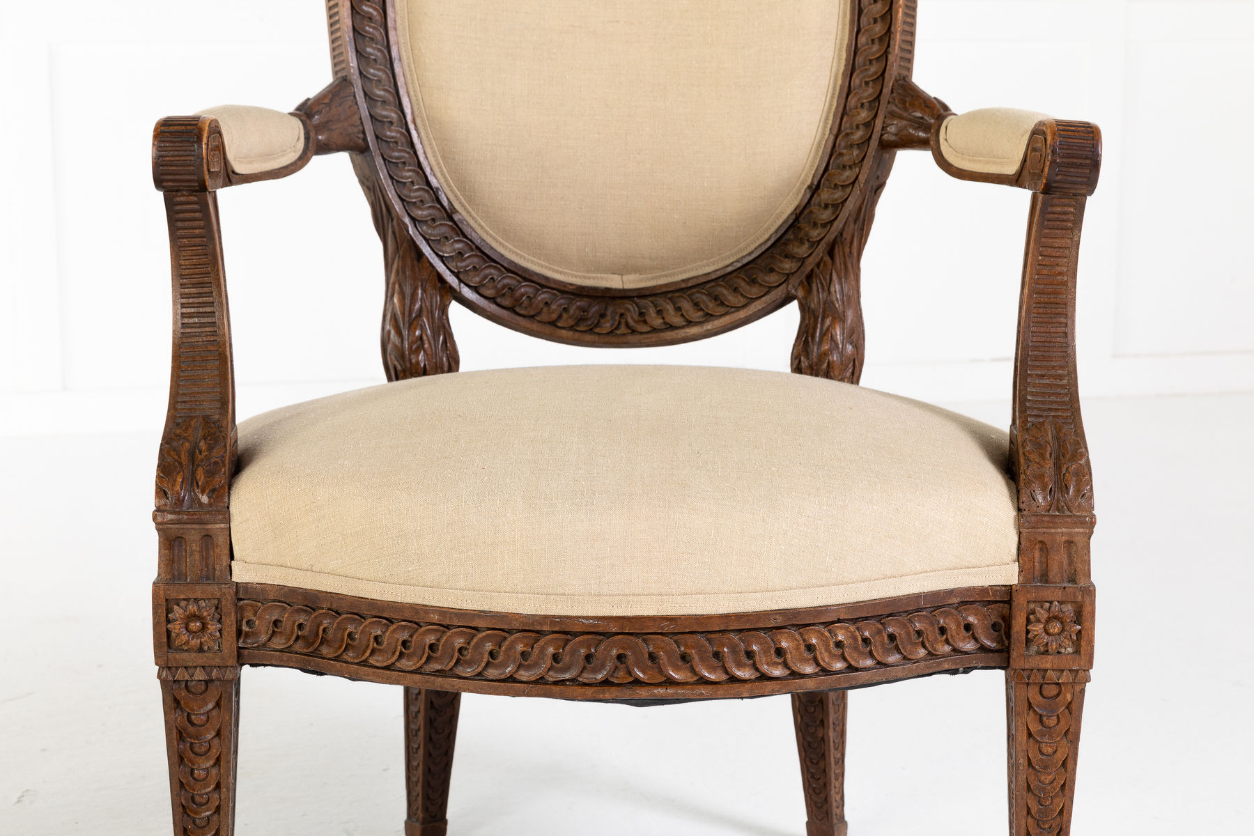 Pair of French 18th Century Armchairs