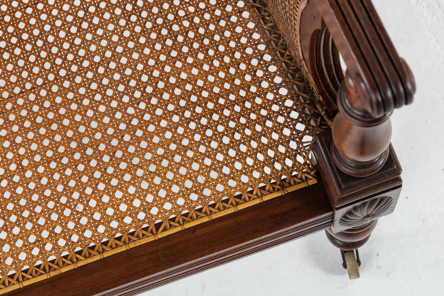 Early 19th Century English Mahogany Library Chair