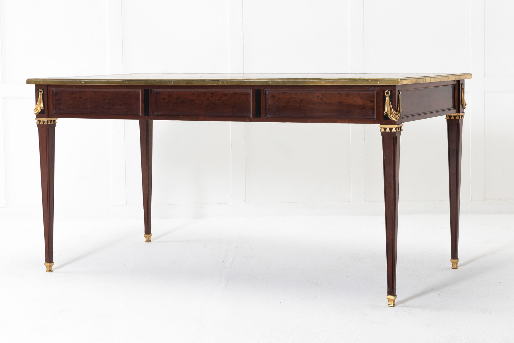 French Mahogany Bureau Plat Circa 1900