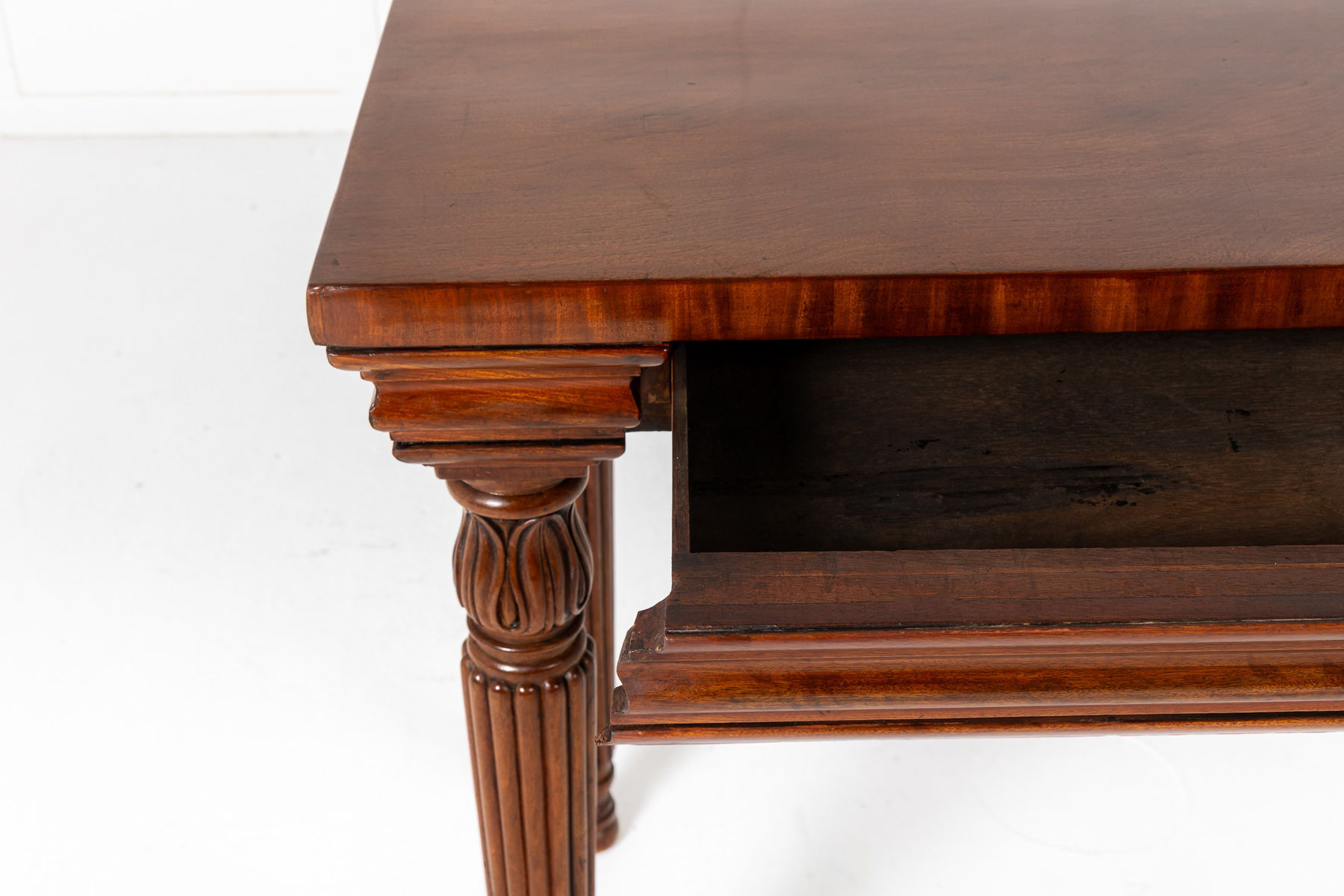 19th Century English Regency Mahogany Serving Table