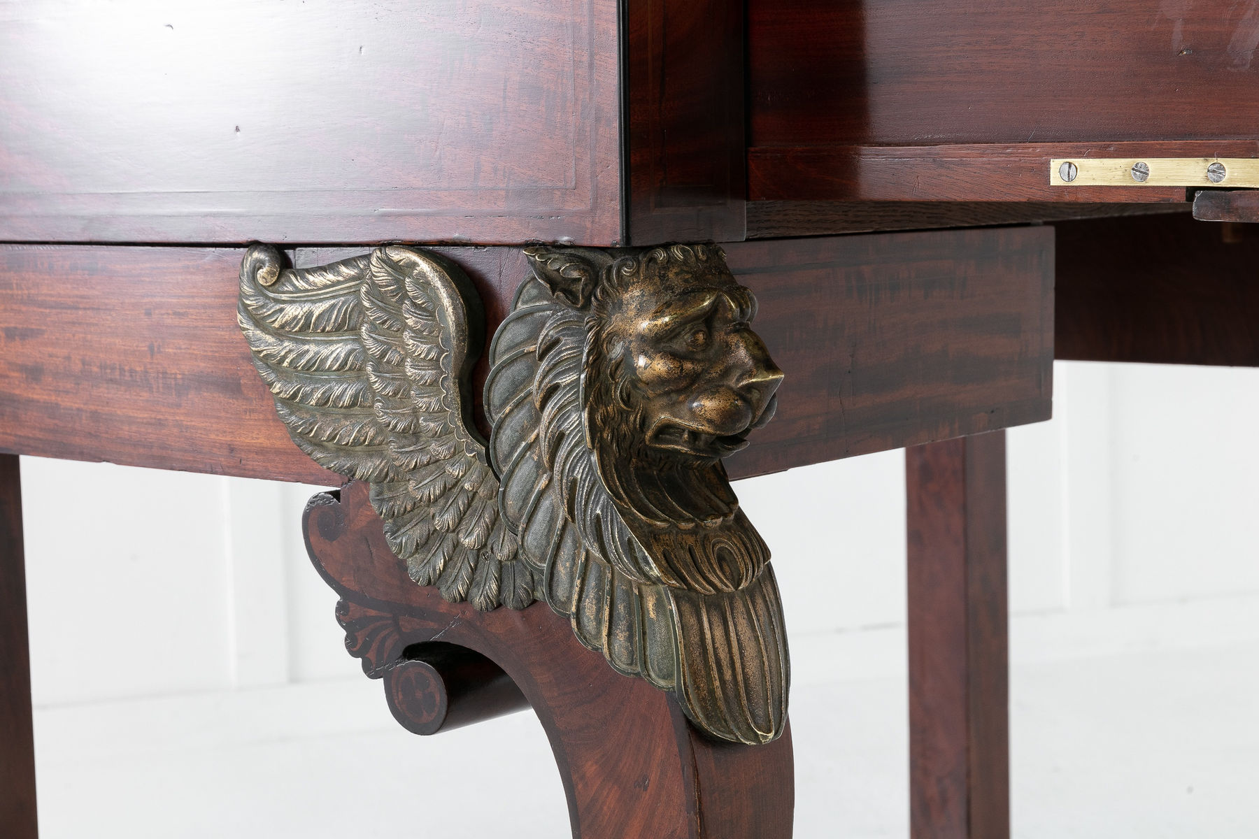 SOLD, 19th Century Mahogany Desk Attributed to Alphonse Giroux