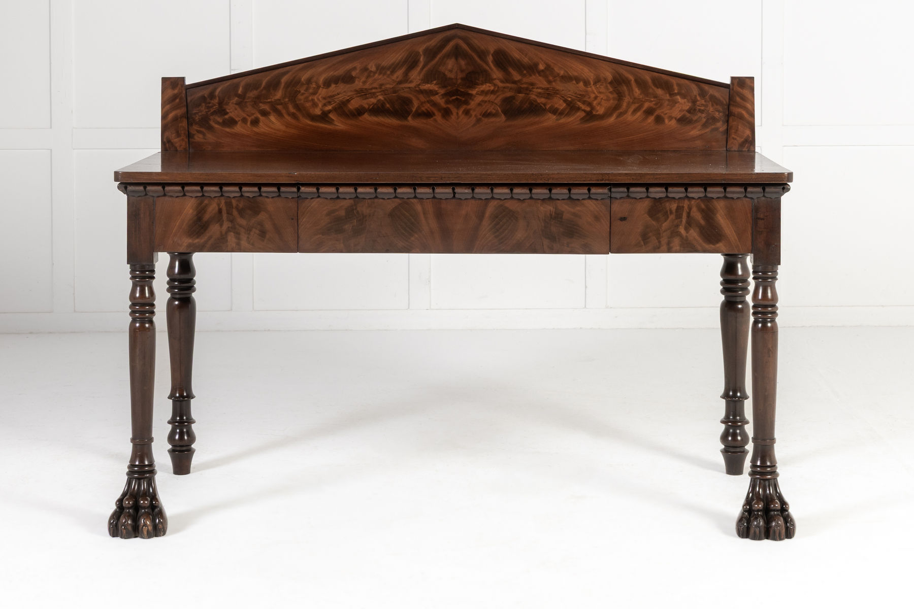 19th Century English Regency Mahogany Serving Table