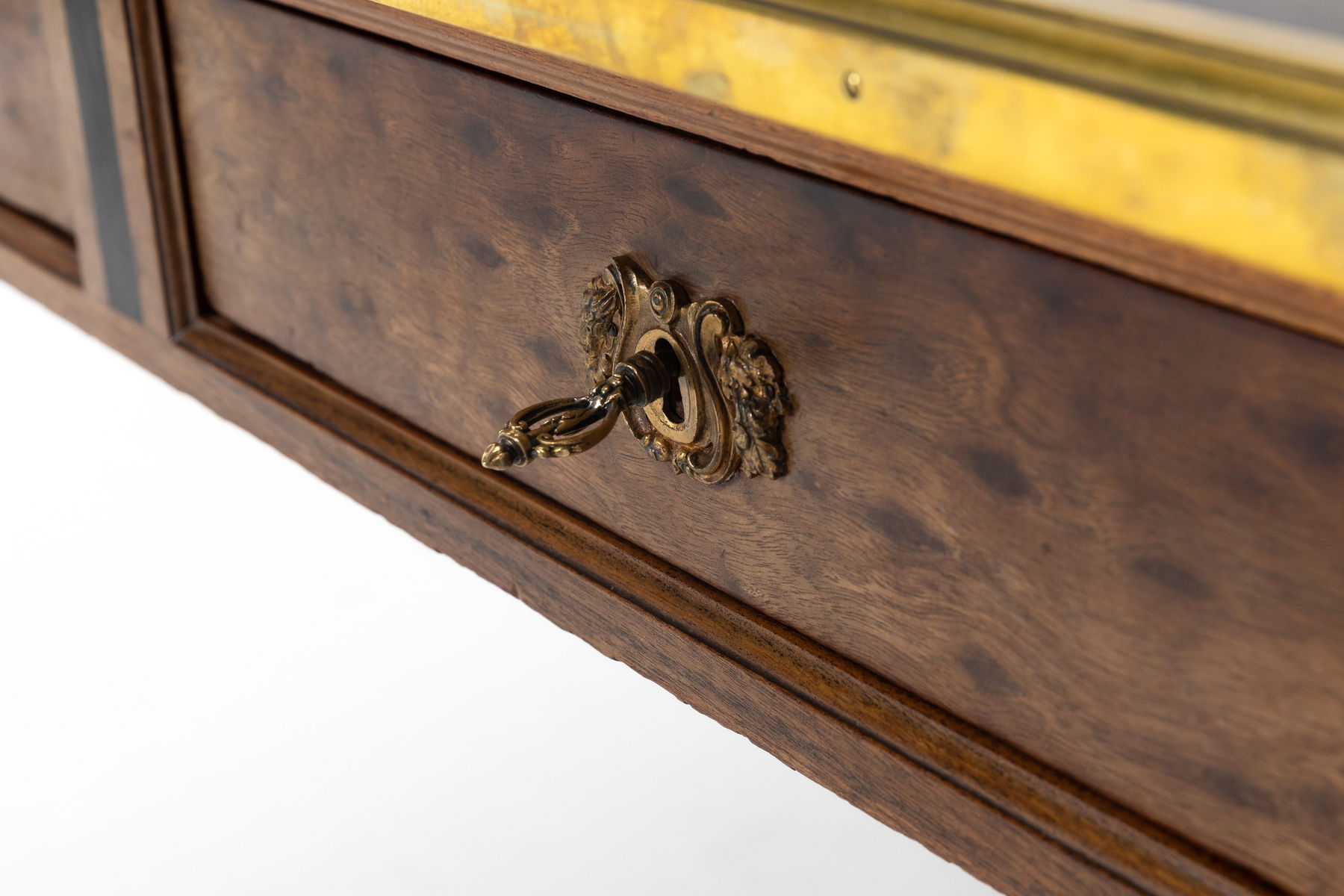French Mahogany Bureau Plat Circa 1900