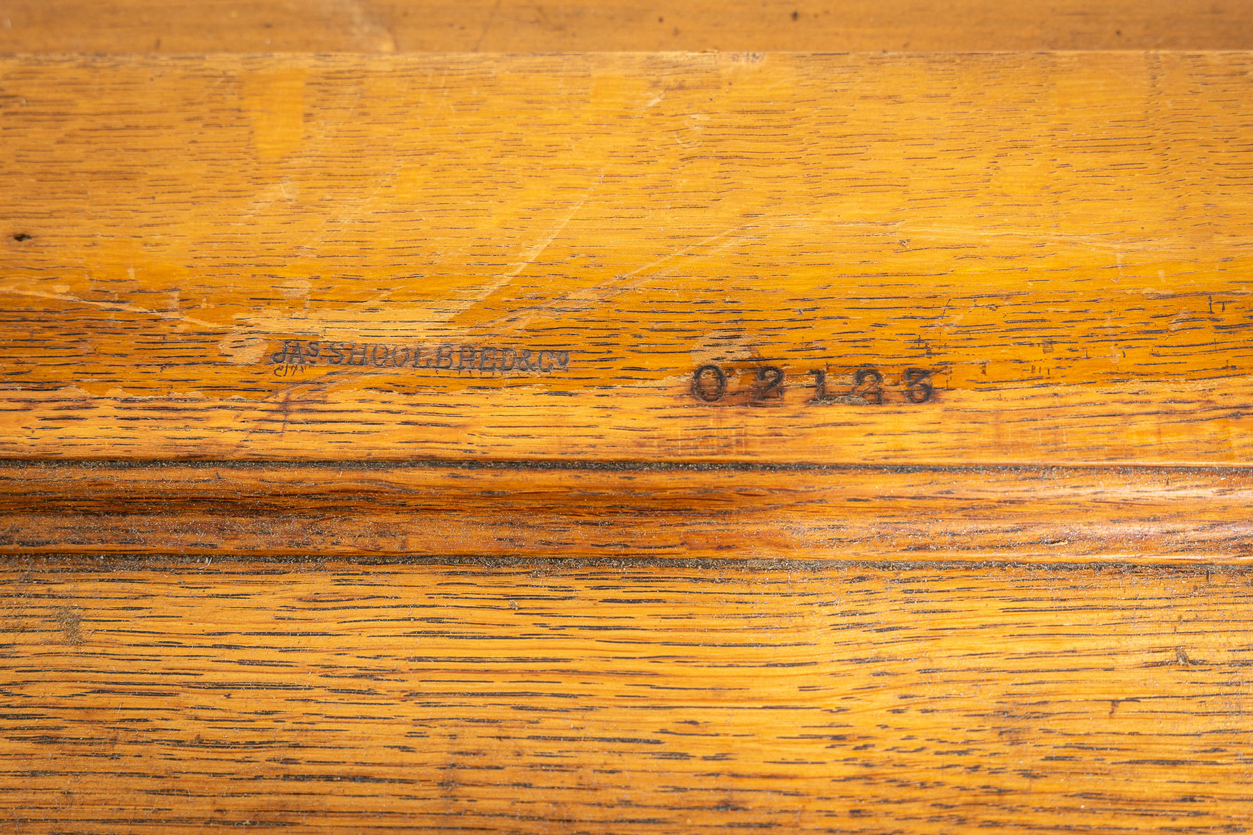 19th Century English Oak Bookcase by James Shoolbred