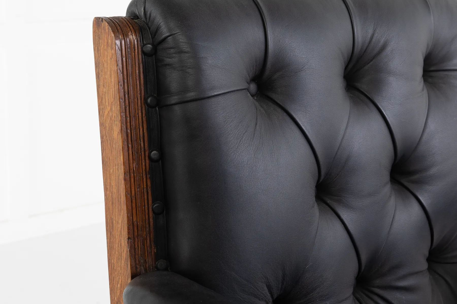 SOLD, Pair of 19th Century Large Scale Oak Armchairs