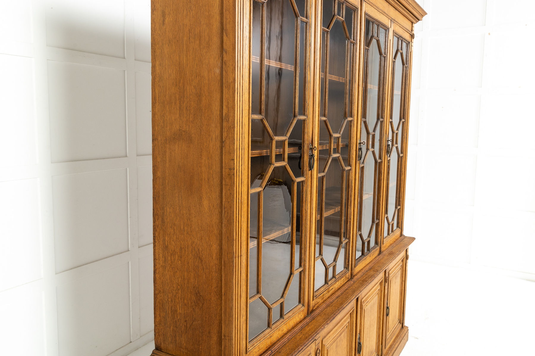 19th Century English Oak Bookcase by James Shoolbred