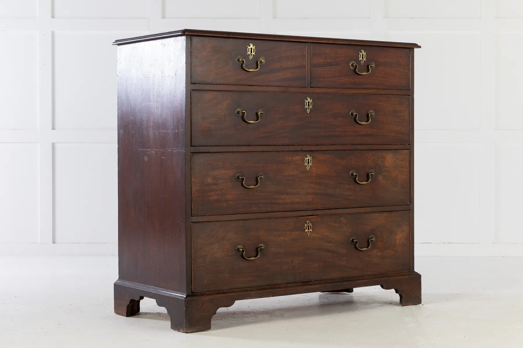 SOLD, 18th Century English Mahogany Chest of Drawers