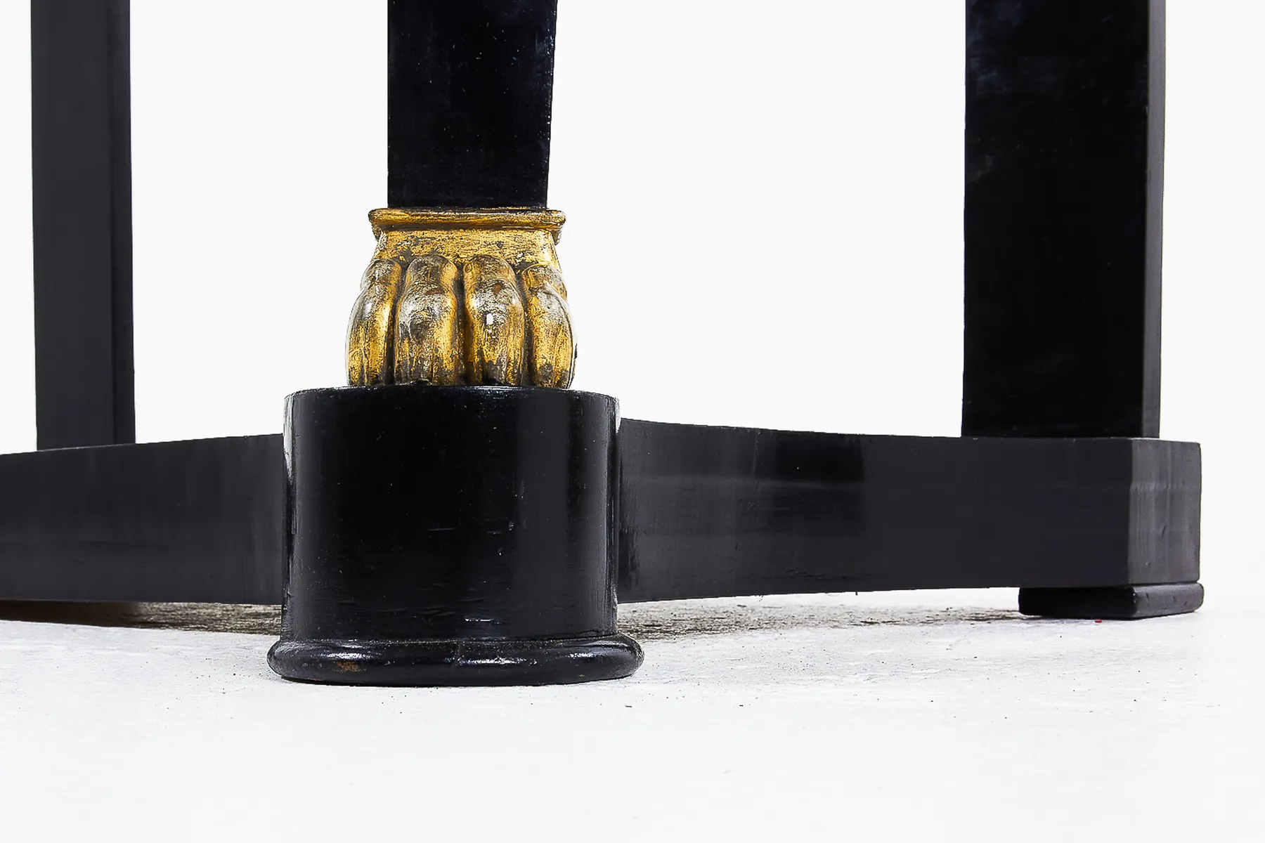 19th Century French Console Table with Marble Top