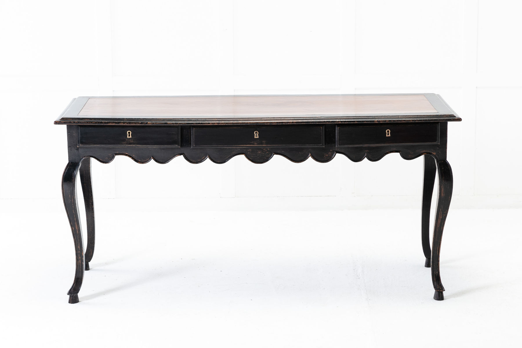 18th Century French Ebonised Bureau Plat