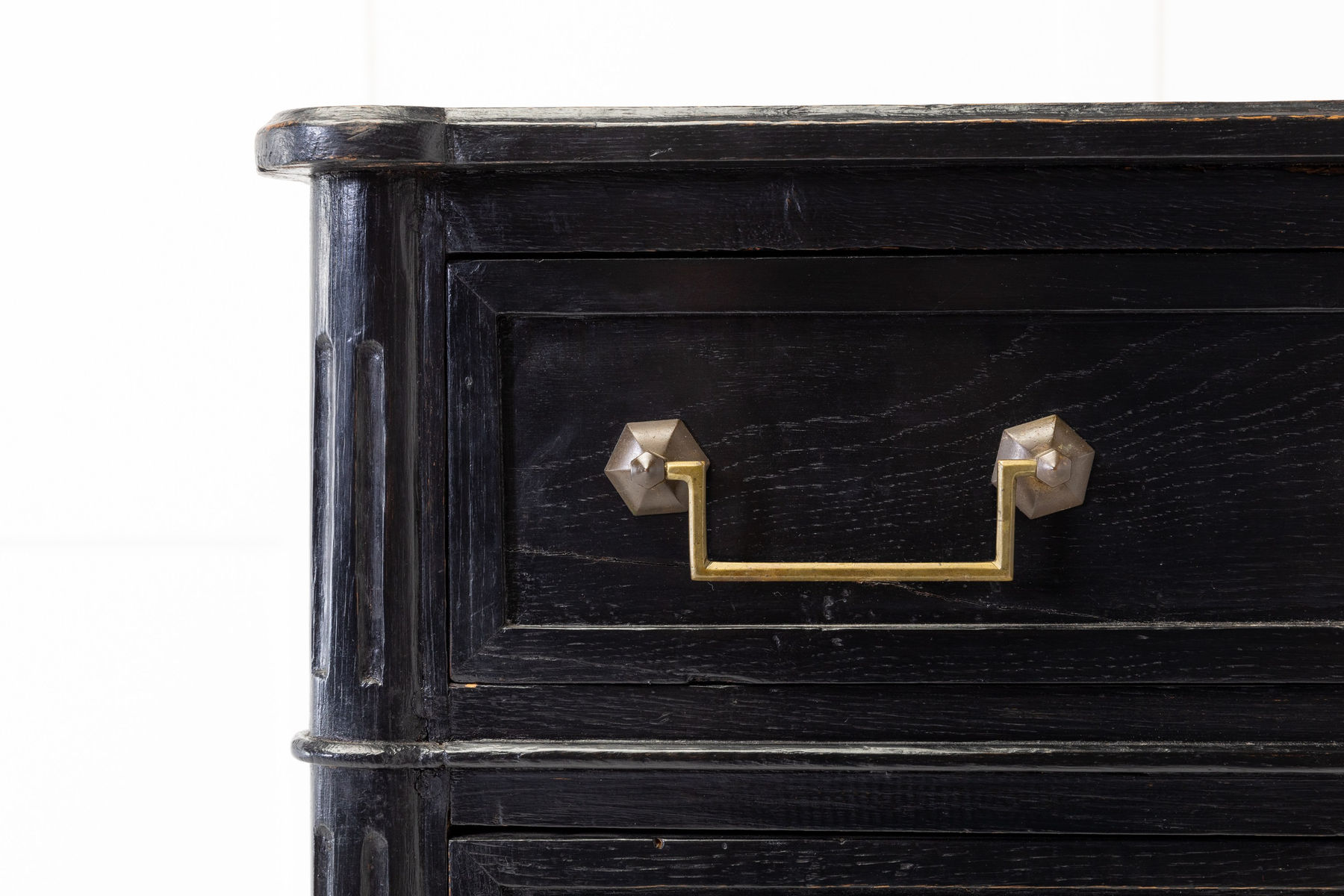 SOLD, 19th Century French Ebonised Oak Semainier