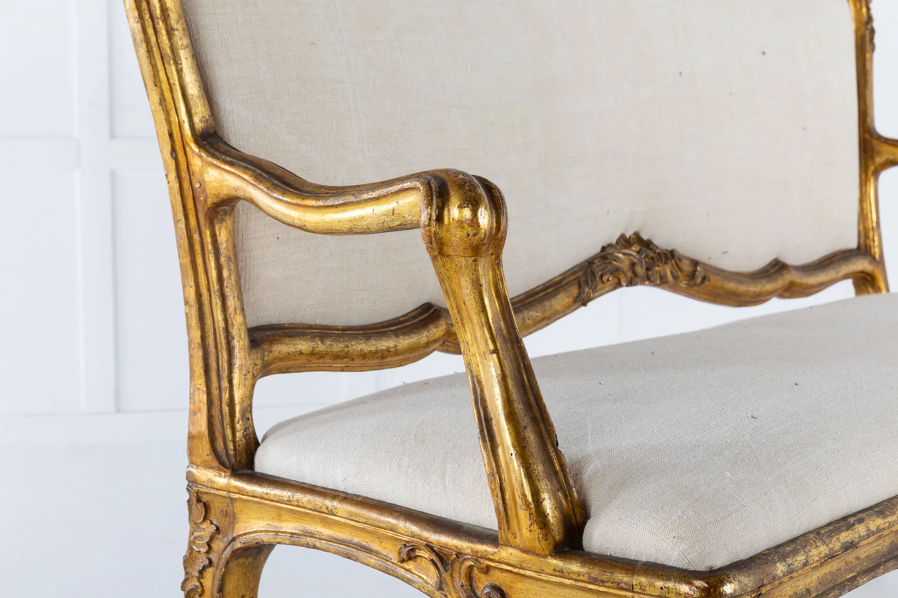 18th Century Italian Gilt Sofa