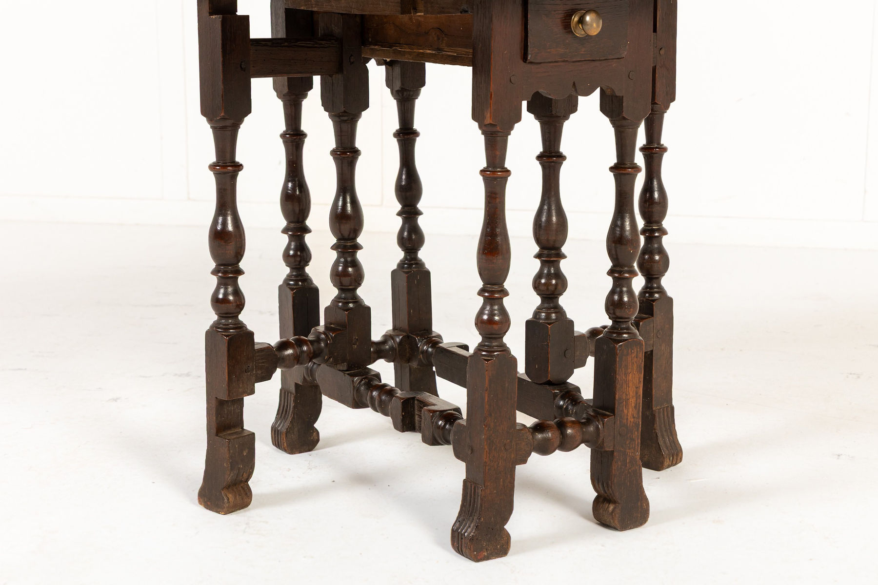 Small 17th Century English Oak Occasional Table