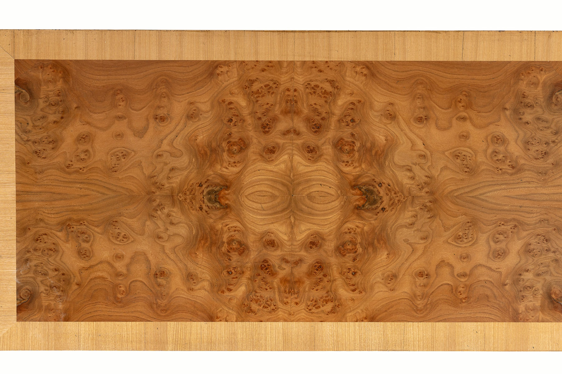 Pair of 19th Century French Burr Elm Commodes