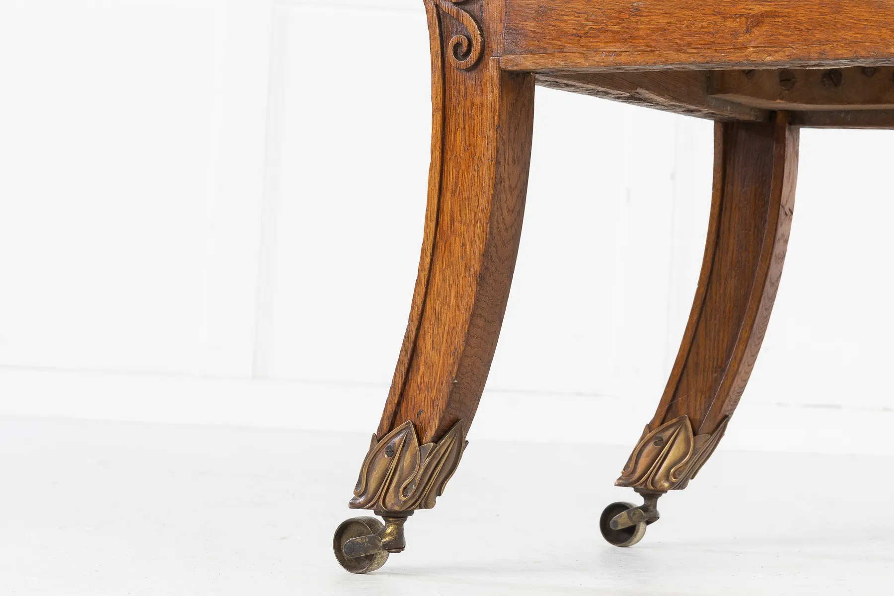 SOLD, 19th Century Regency Oak Armchair (in the manner of) George Bullock