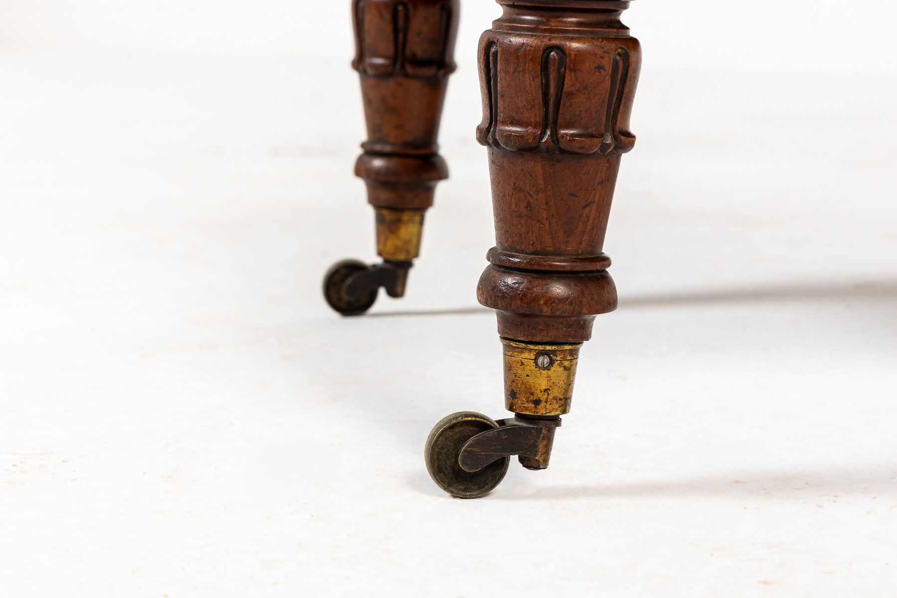 19th Century English Mahogany Turned Spindle Armchair