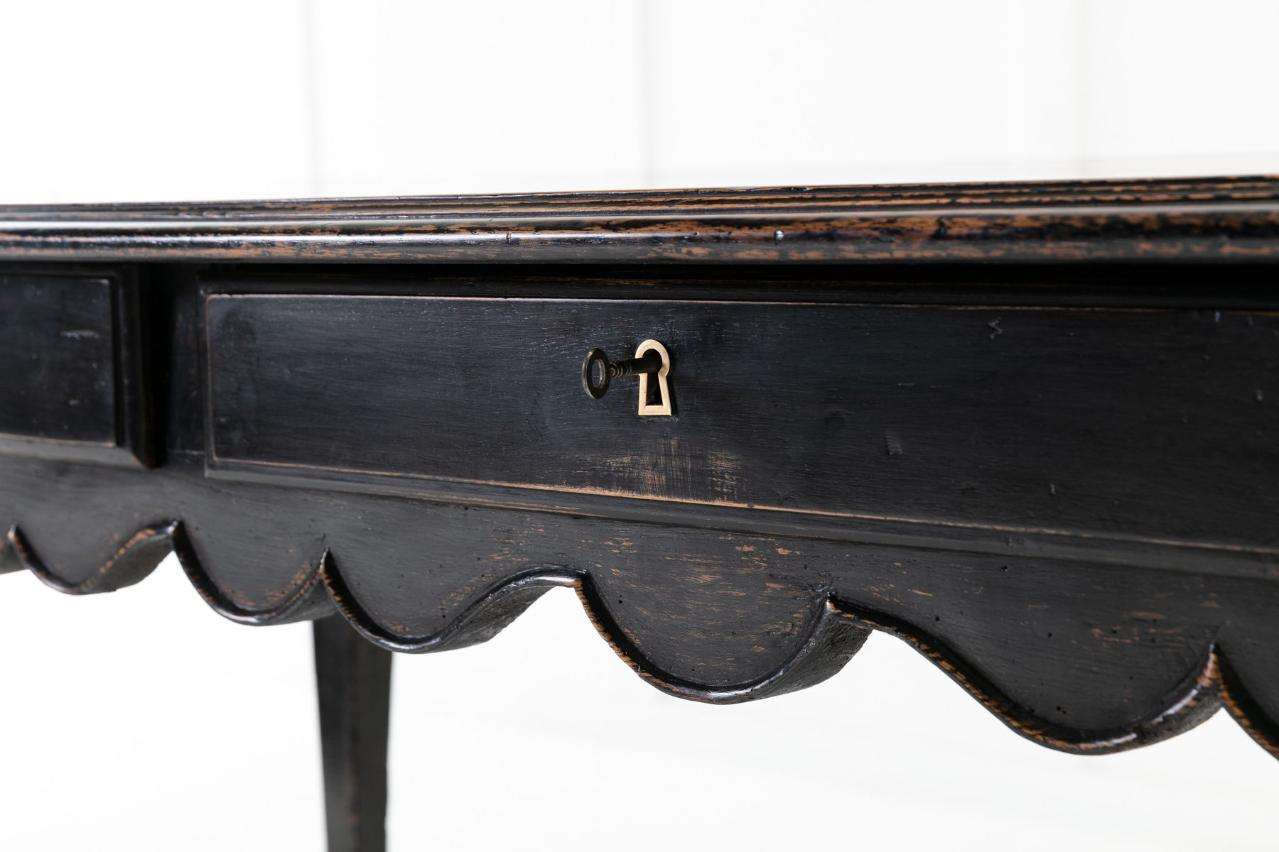 18th Century French Ebonised Bureau Plat