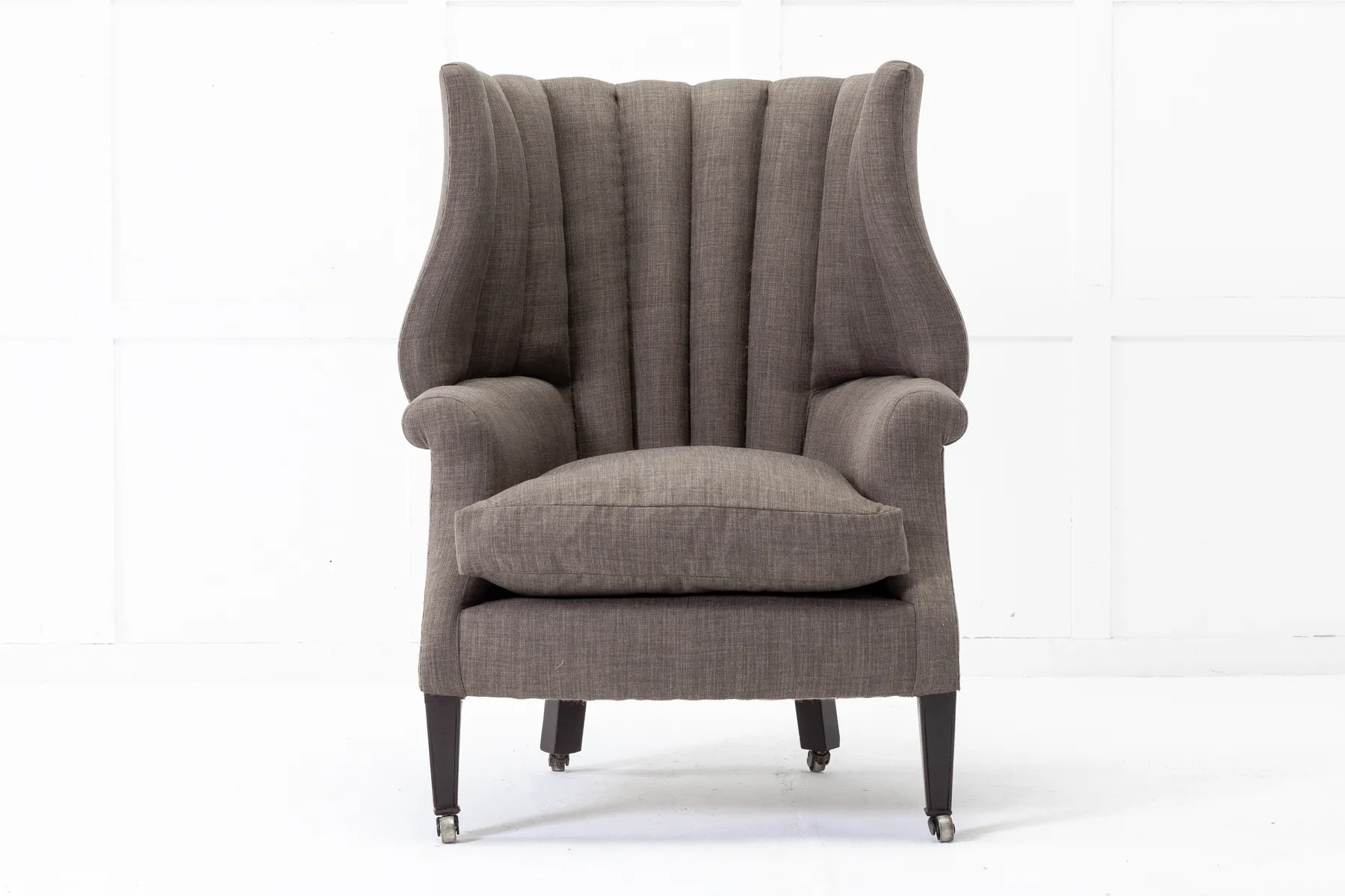 19th Century English Barrel Back Armchair