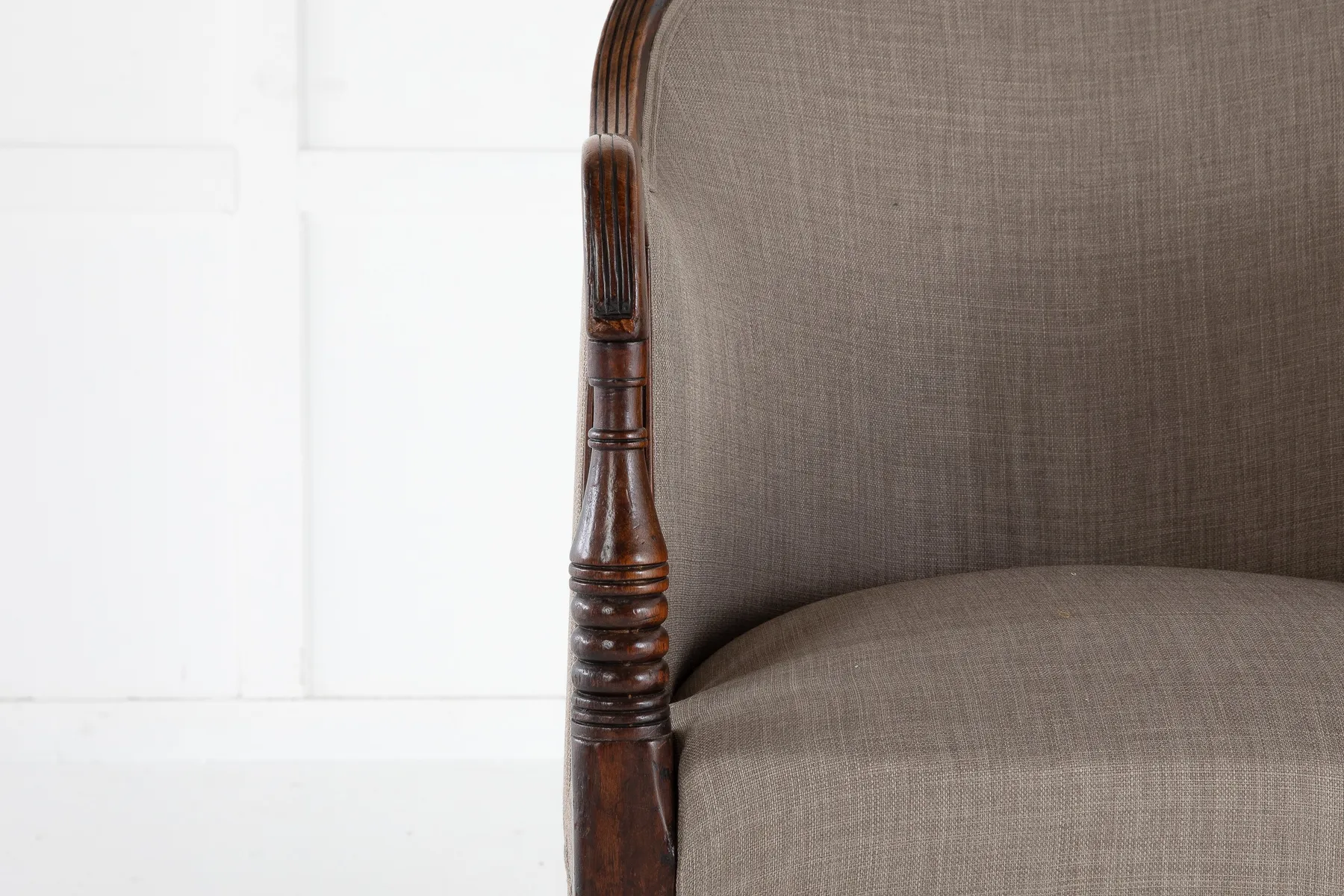 SOLD, Regency Mahogany Library Chair