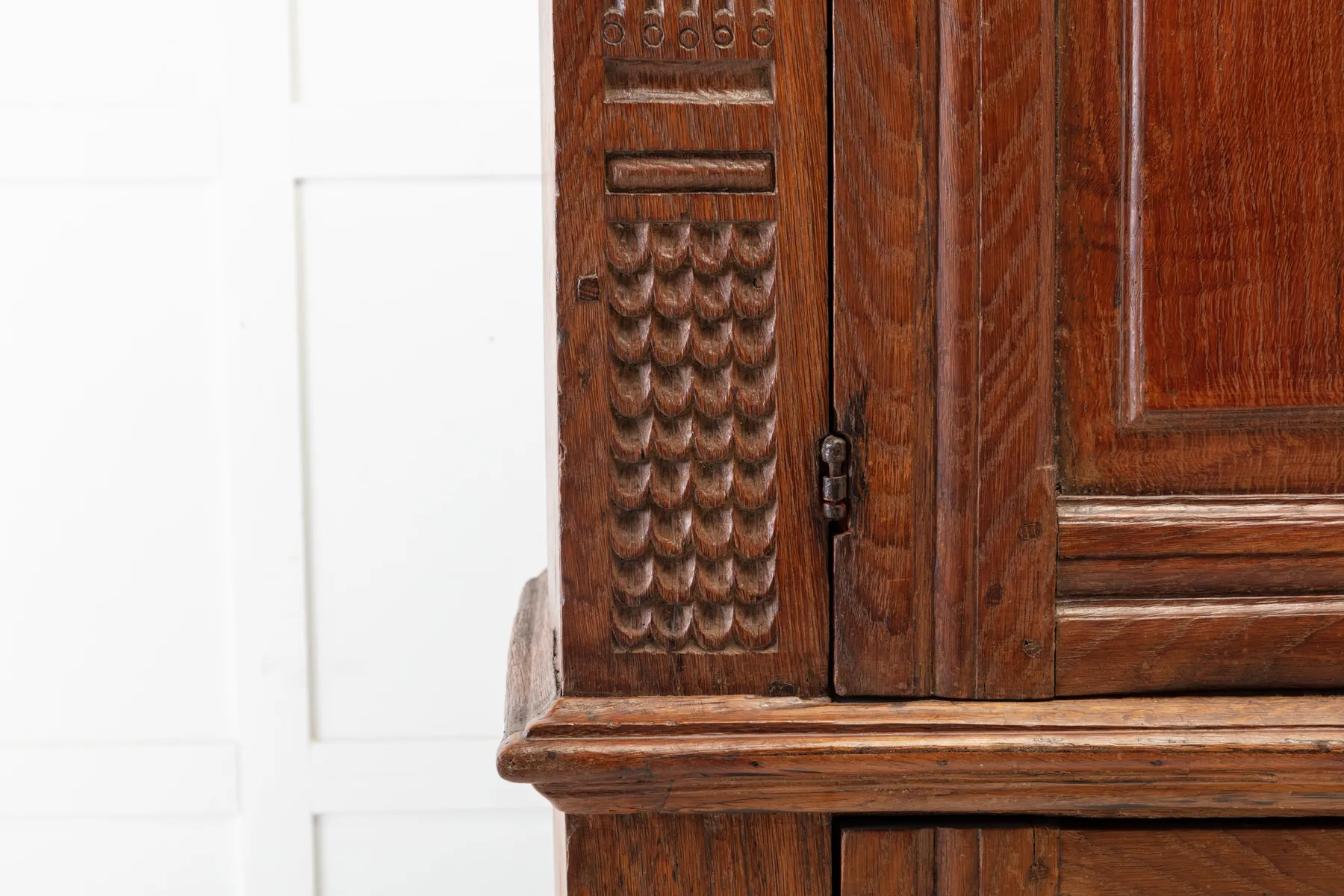 SOLD, 18th Century Flemish Oak Cabinet