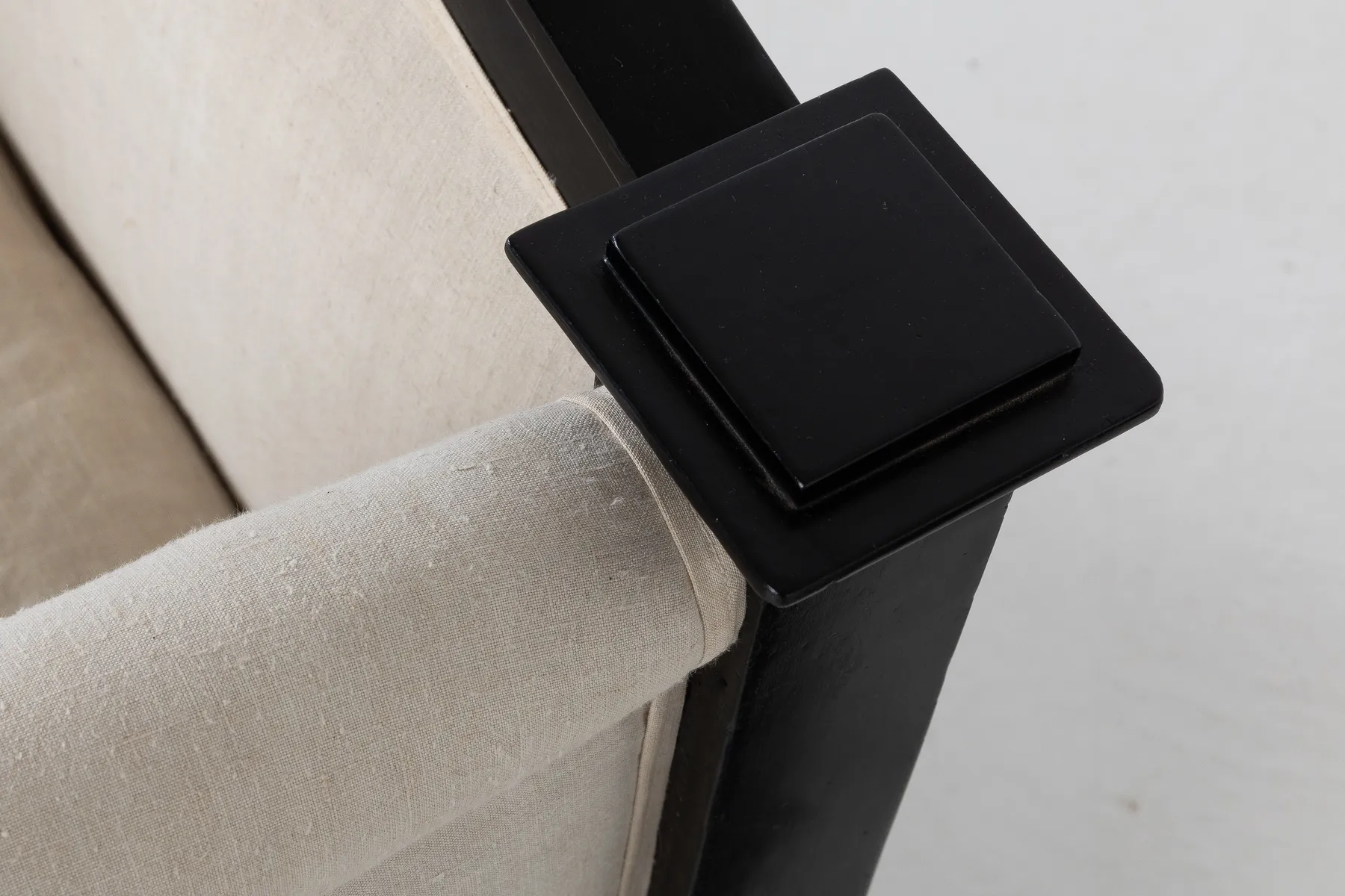 Pair of Early 19th Century French Ebonised Sofas