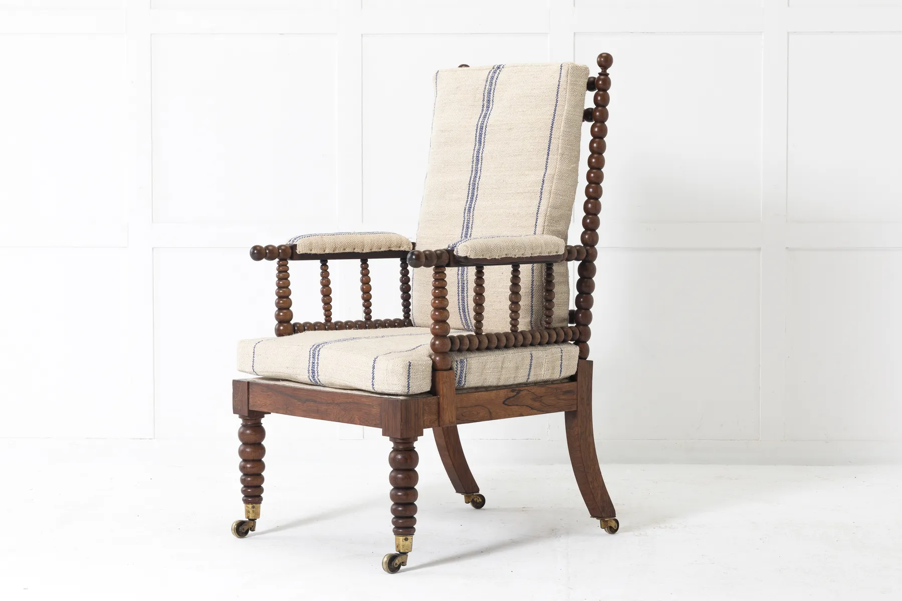 19th Century English Rosewood Bobbin Chair