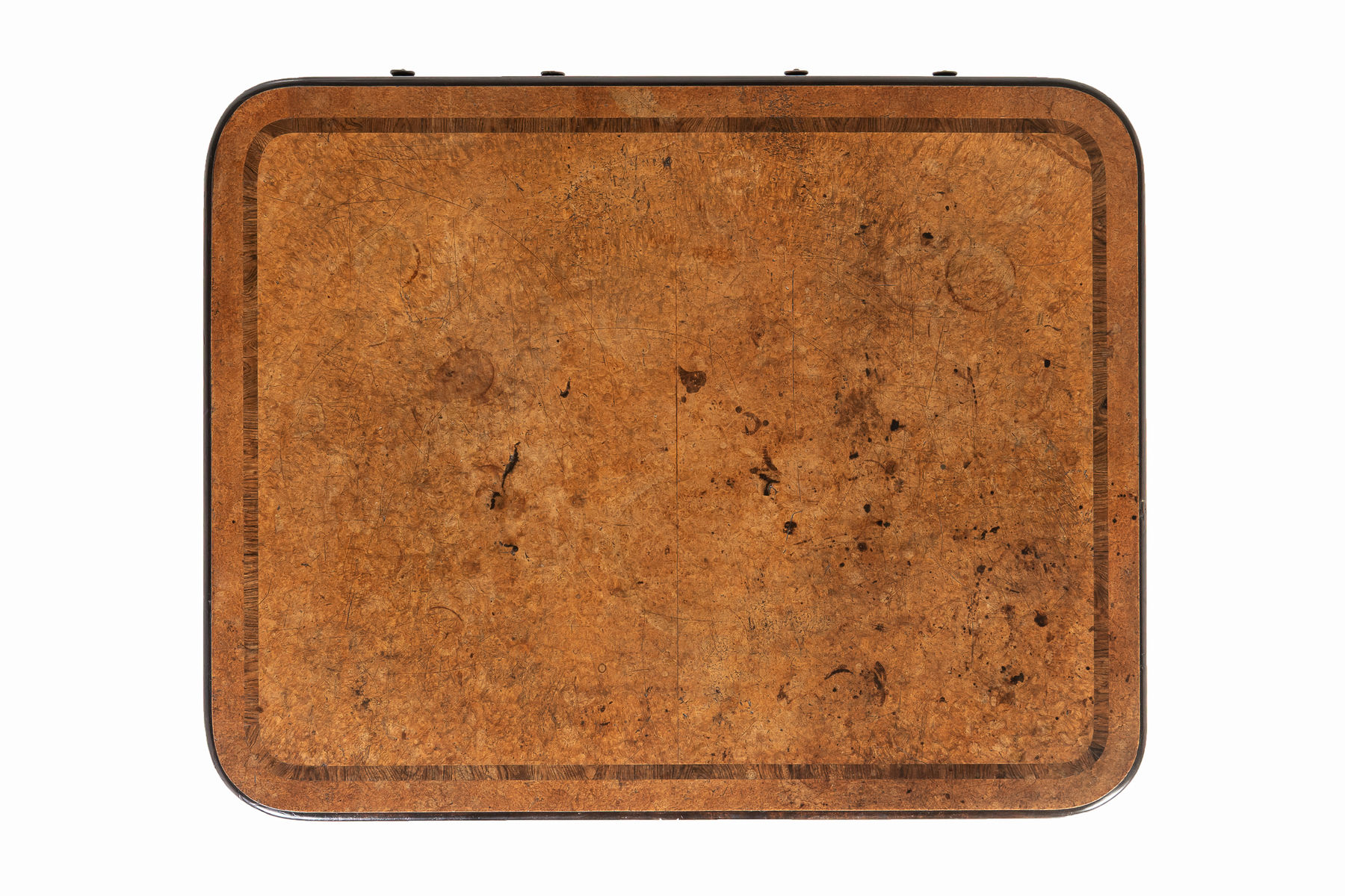 19th Century English Regency Amboyna Library Table