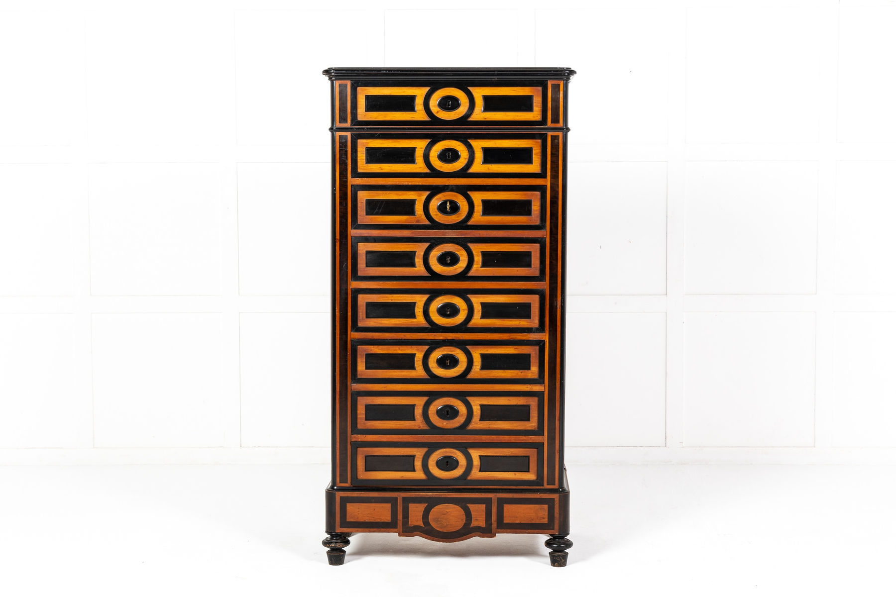 19th Century French Ebony and Kingwood Secrétaire