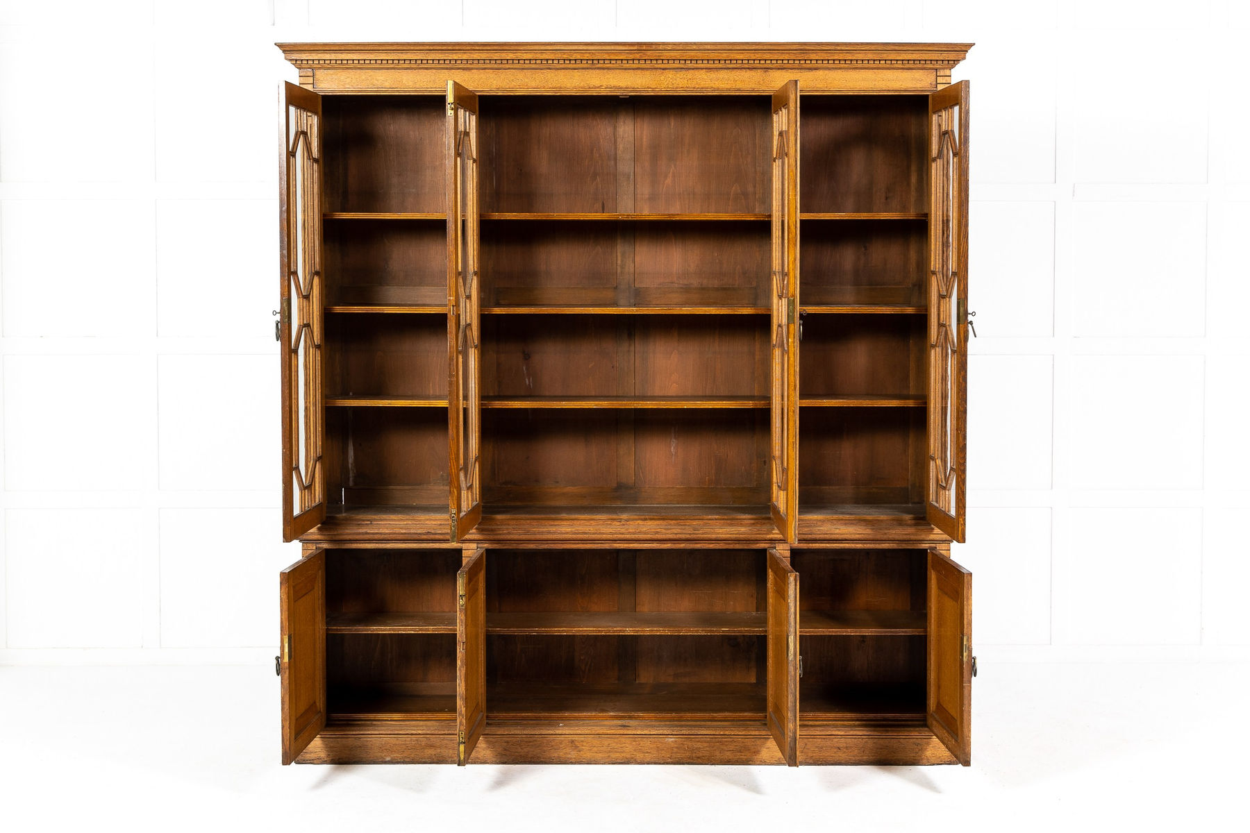 19th Century English Oak Bookcase by James Shoolbred