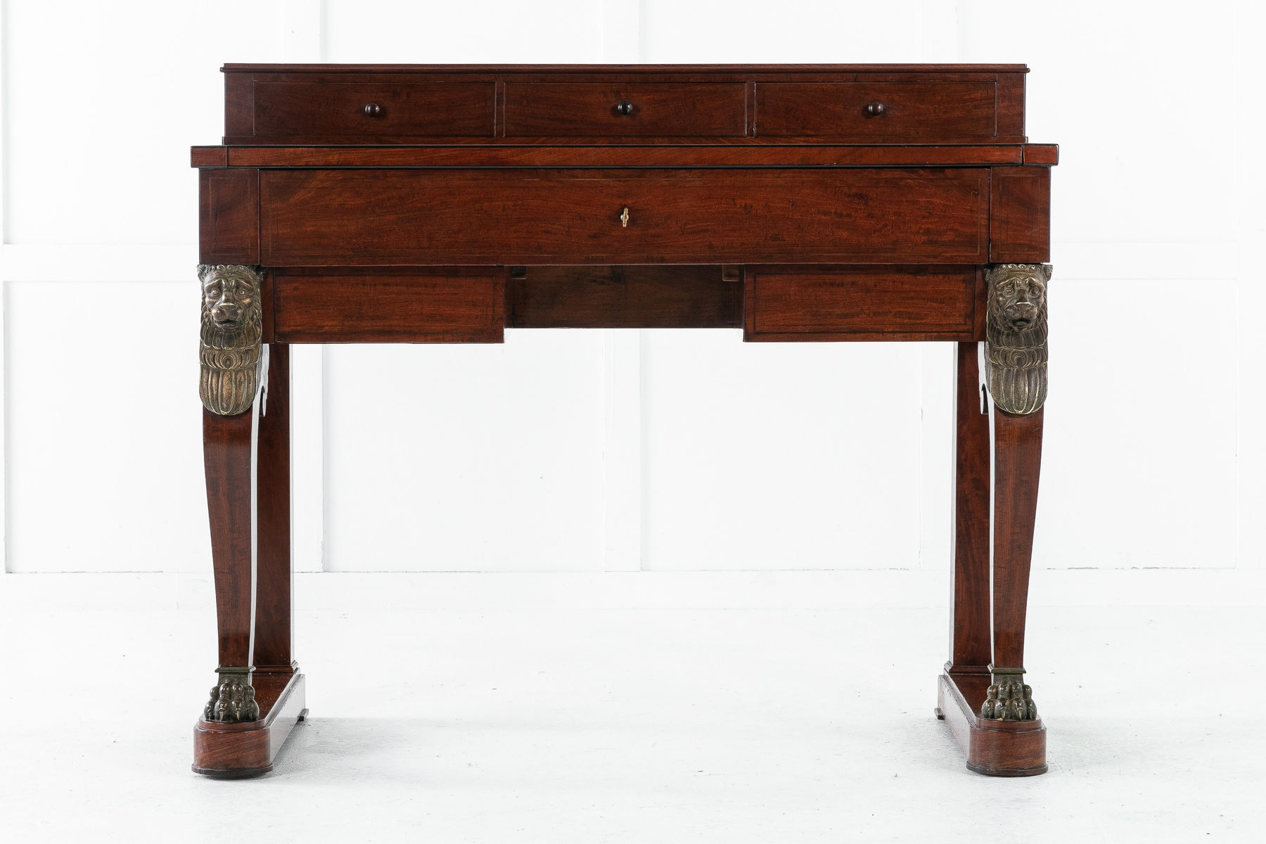SOLD, 19th Century Mahogany Desk Attributed to Alphonse Giroux