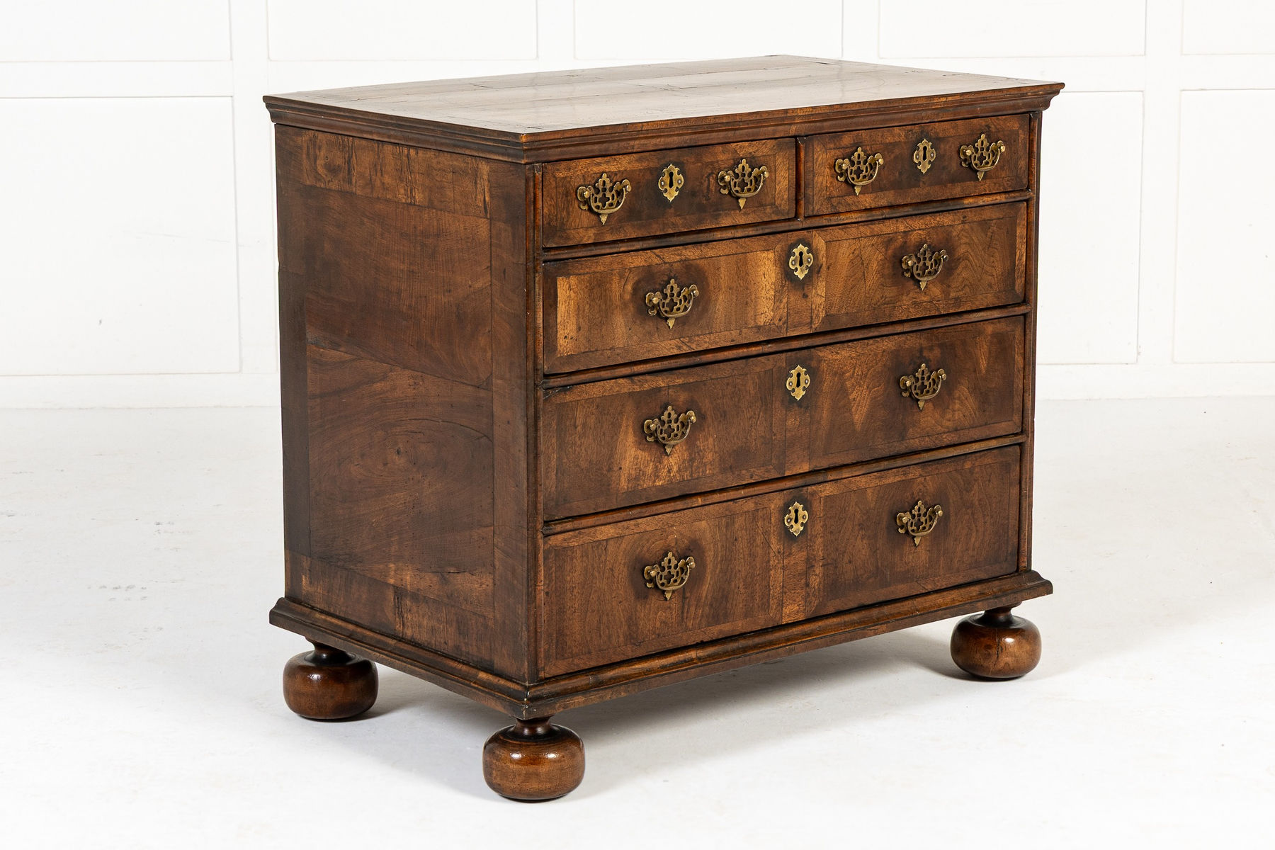 18th Century English Walnut Chest of Drawers
