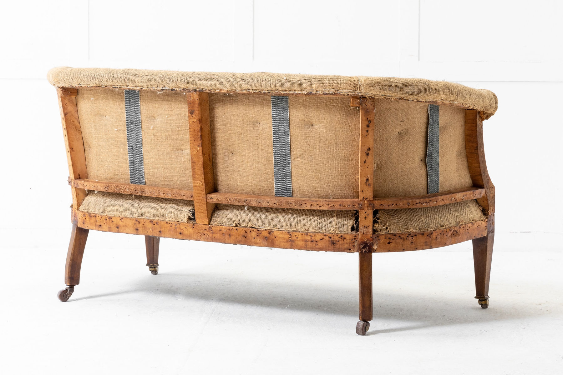 Small 19th Century English Mahogany Sofa