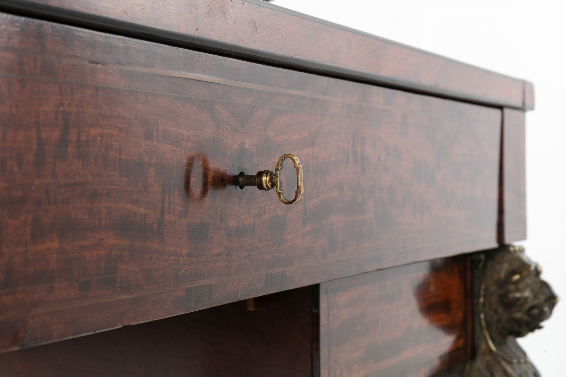 SOLD, 19th Century Mahogany Desk Attributed to Alphonse Giroux