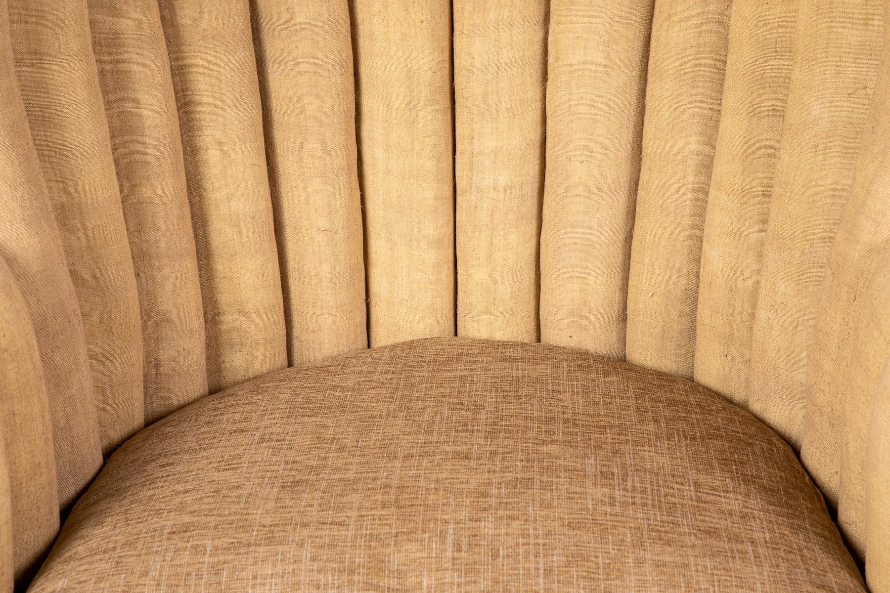 19th Century English Mahogany Barrel Back Wing Chair