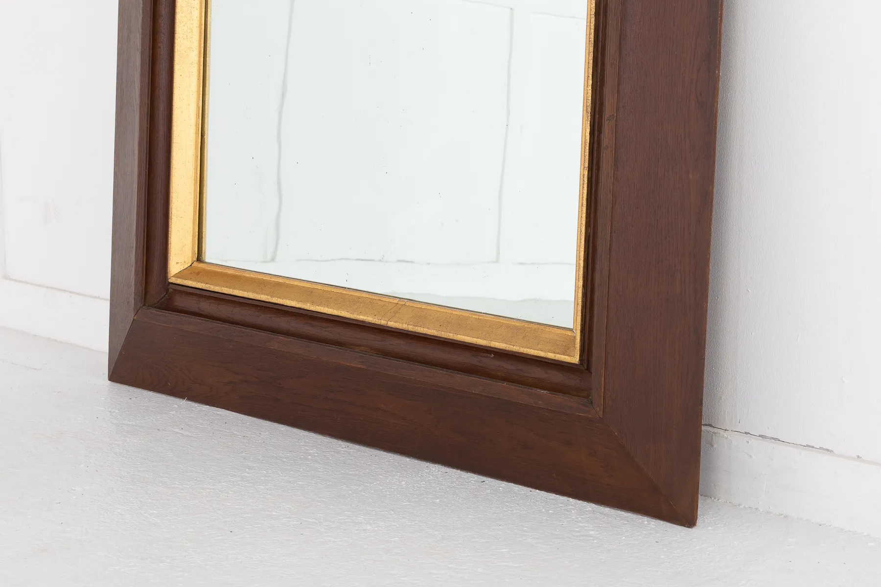 SOLD, 19th Century French Oak Mirror