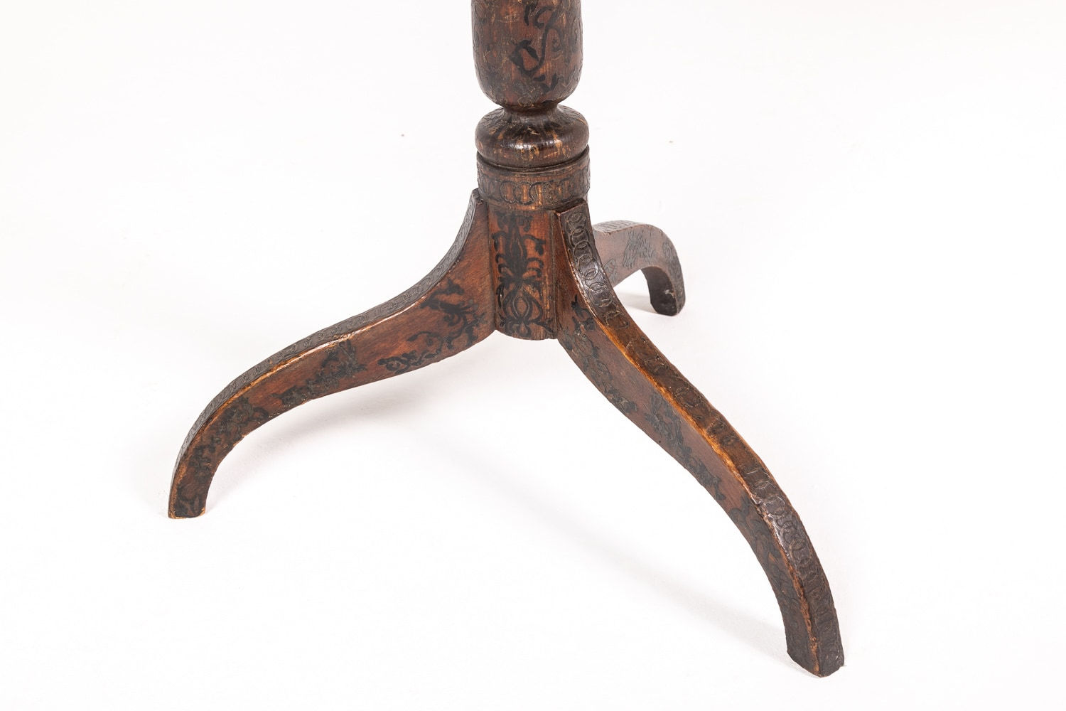 19th Century English Regency Painted Pine Occasional Table