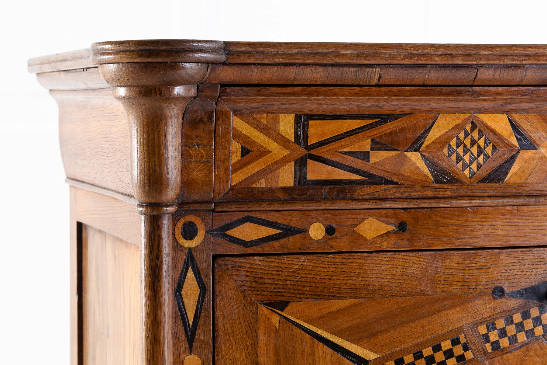 19th Century French Oak Escritoire