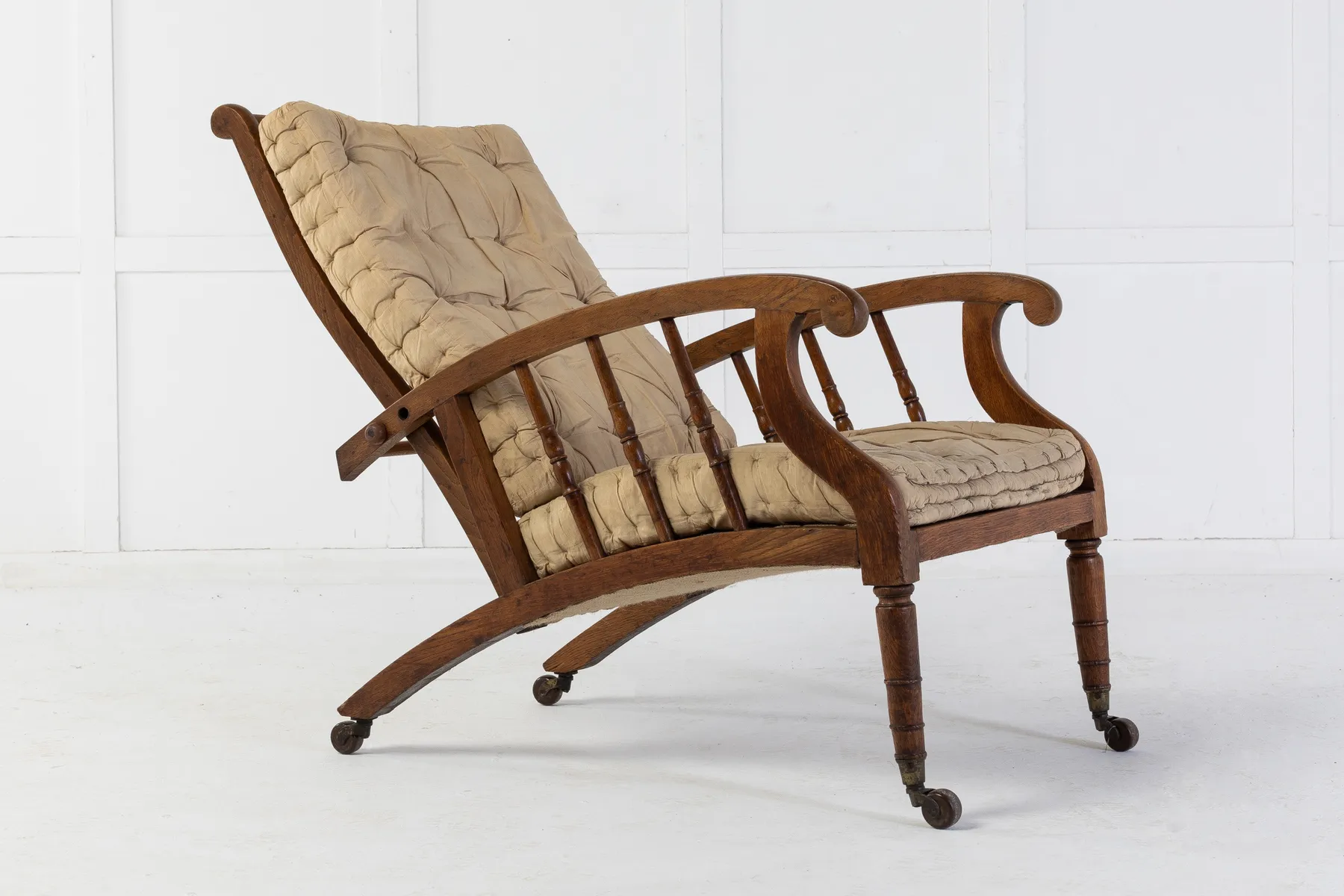 SOLD, 19th Century English Beech Armchair