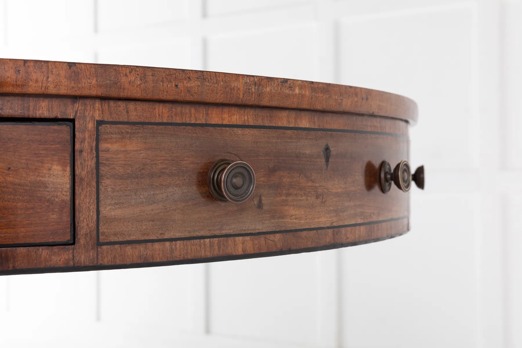 SOLD, English Regency Mahogany Drum Table