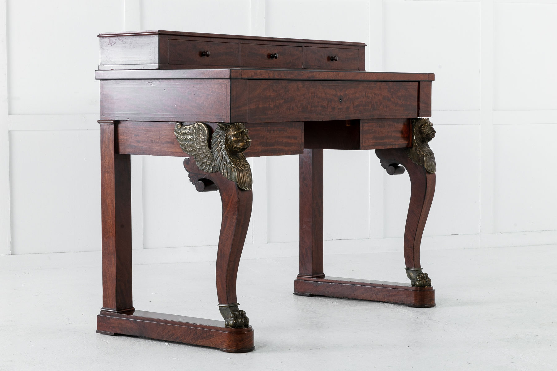 SOLD, 19th Century Mahogany Desk Attributed to Alphonse Giroux