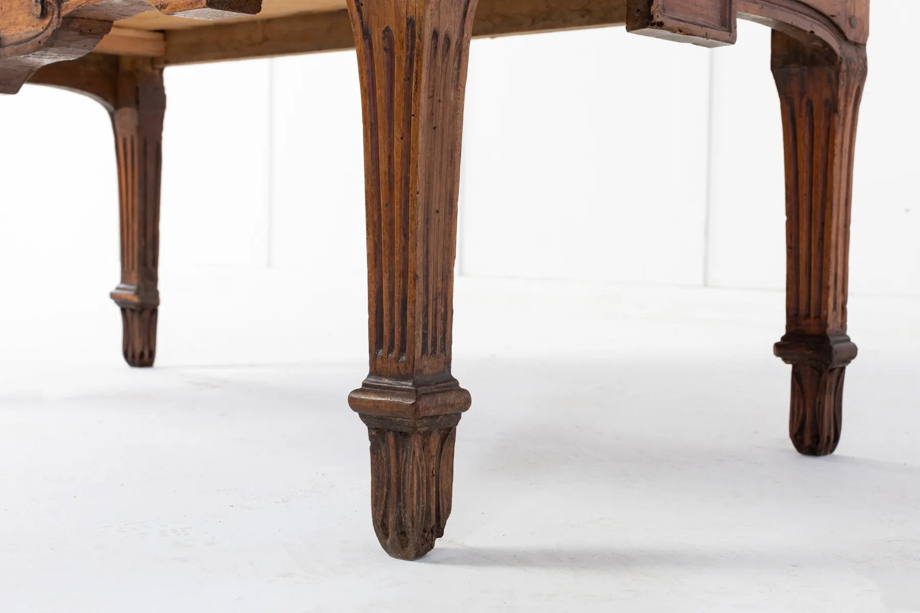 SOLD, 18th Century French Two Drawer Commode with Marble Top