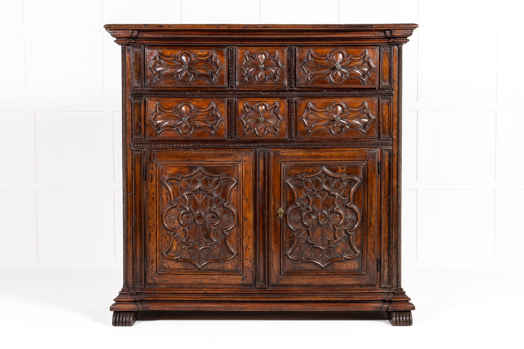 Early 18th Century Italian Walnut Cabinet