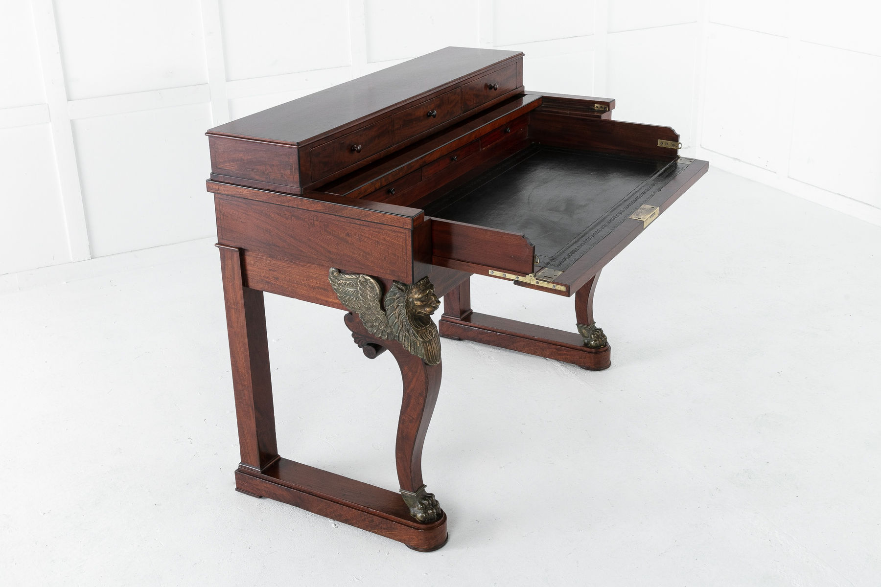SOLD, 19th Century Mahogany Desk Attributed to Alphonse Giroux