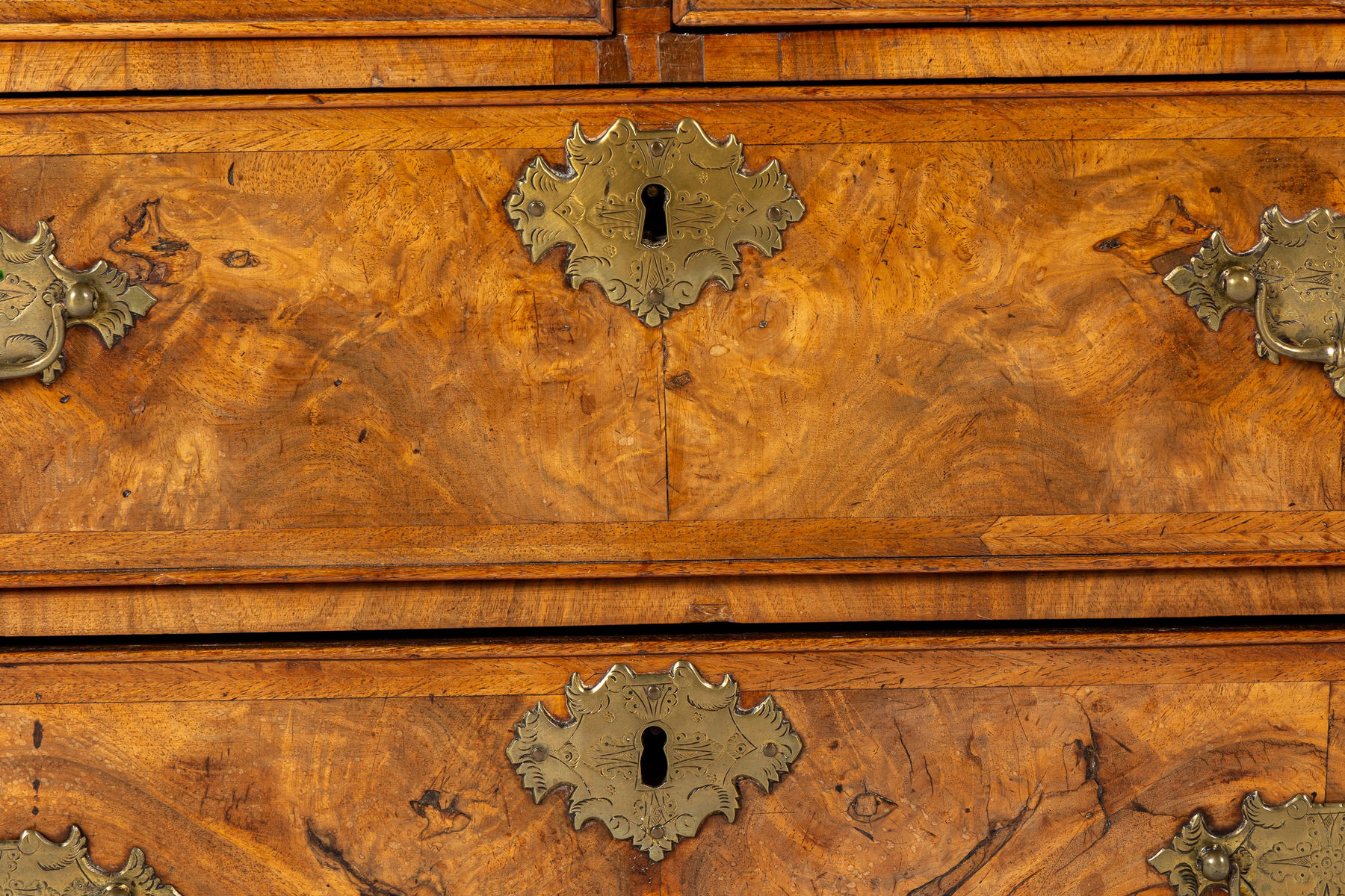 18th Century English Walnut Bureau