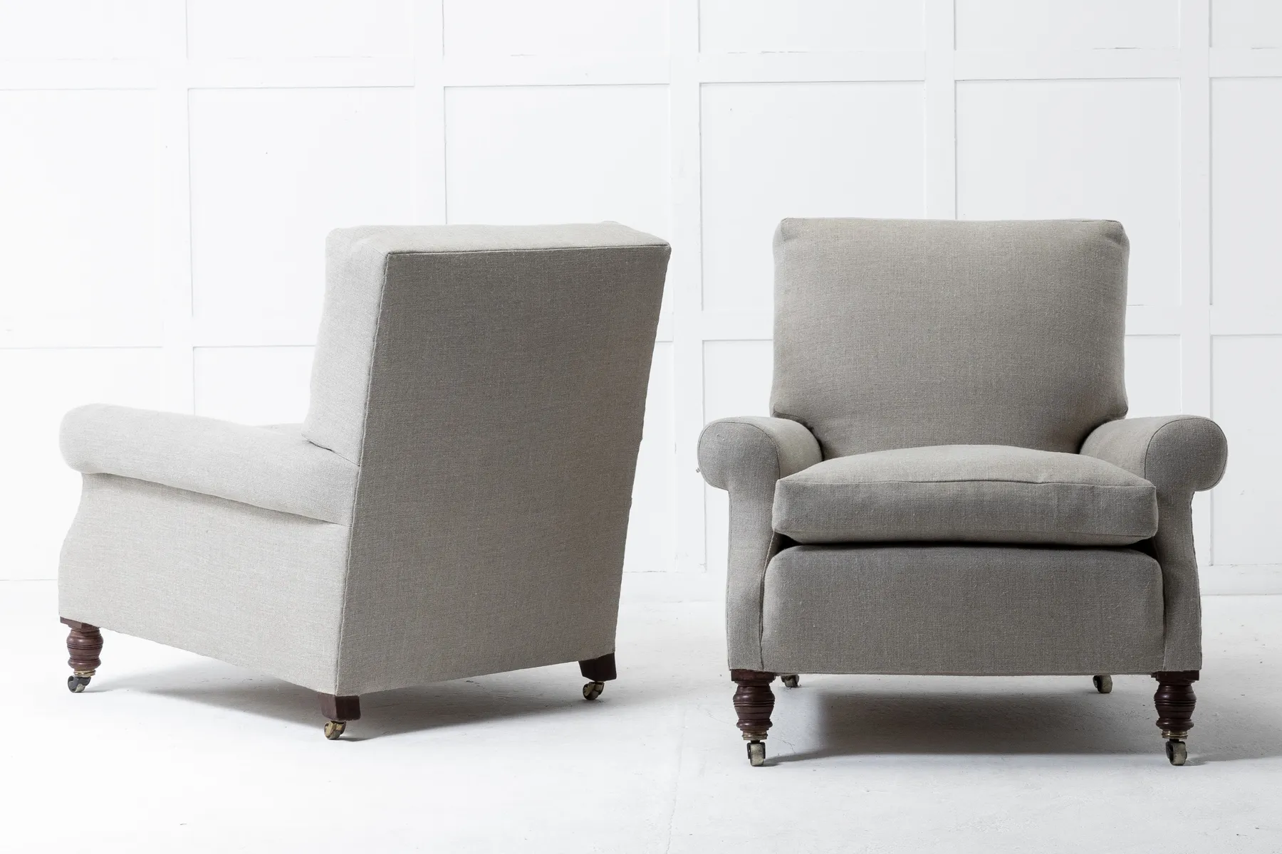 Pair of 19th Century Country House Armchairs